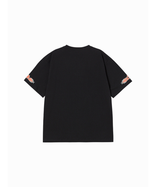 acme de la vie（アクメドラビ）の「ADLV FIREWORKS LOGO SHORT SLEEVE T-SHIRT BLACK（Tシャツ/カットソー・メンズ・ブラック・FREE）」の3枚目の写真