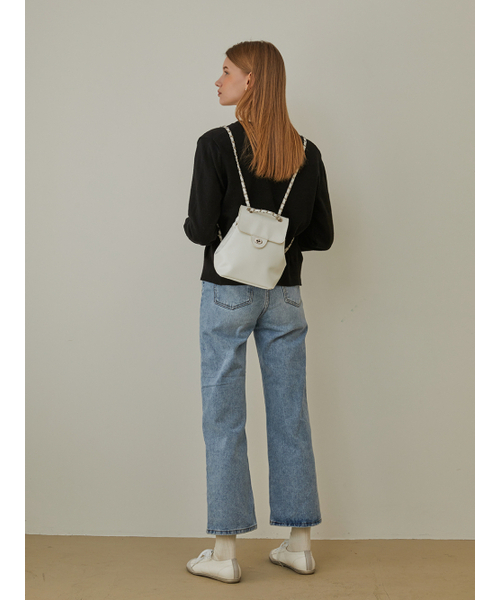ANOETIC（アノエティック）の「ANC CLASSIC BACKPACK_WHITE（バックパック/リュック・レディース・ホワイト・FREE）」の2枚目の写真