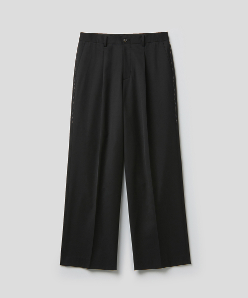 MMIC(エムエムアイシー)の「MORRISON SLACKS (BLACK)(スラックス・メンズ・その他・L)」の1枚目の写真