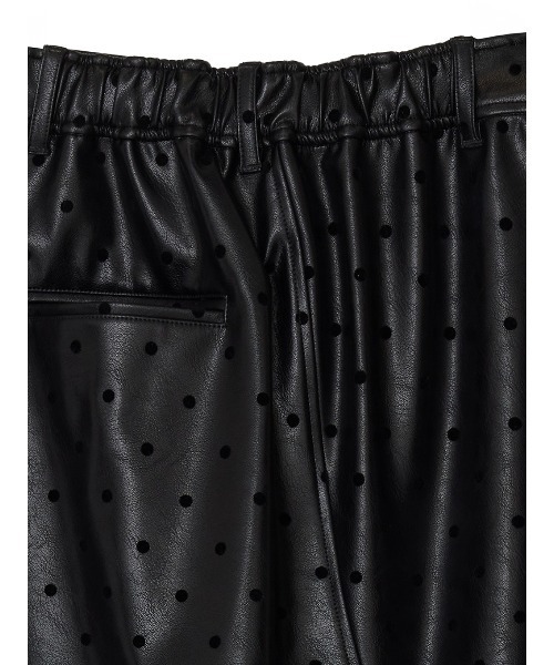 DOT FLOCKY LEATHER SKIRT（スカート）｜Ameri（アメリ）の