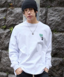 BEN DAVIS | ∴WEGO/【26年春夏新作】別注BENDAVISハートワンポイント刺繍T(LS)(Tシャツ/カットソー)