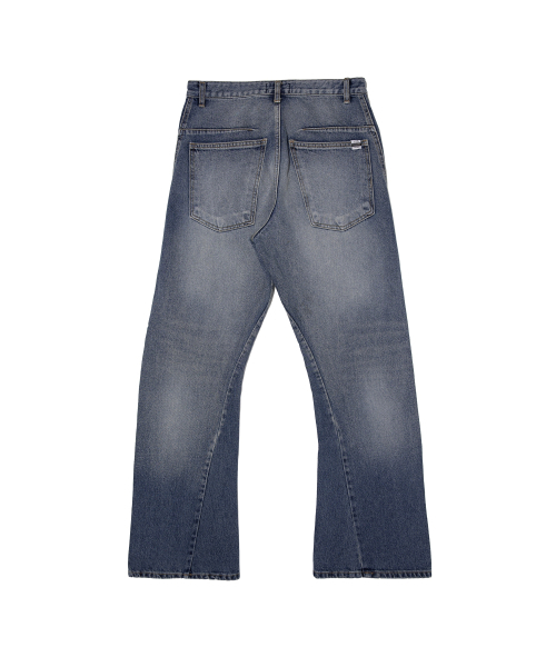 CARGOBROS（カーゴブロス）の「カーブドフレアデニムパンツ（ブルー）（デニムパンツ・メンズ・その他・S/M/L）」の2枚目の写真