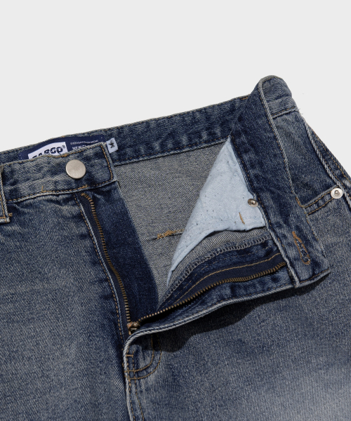 CARGOBROS（カーゴブロス）の「カーブドフレアデニムパンツ（ブルー）（デニムパンツ・メンズ・その他・S/M/L）」の3枚目の写真
