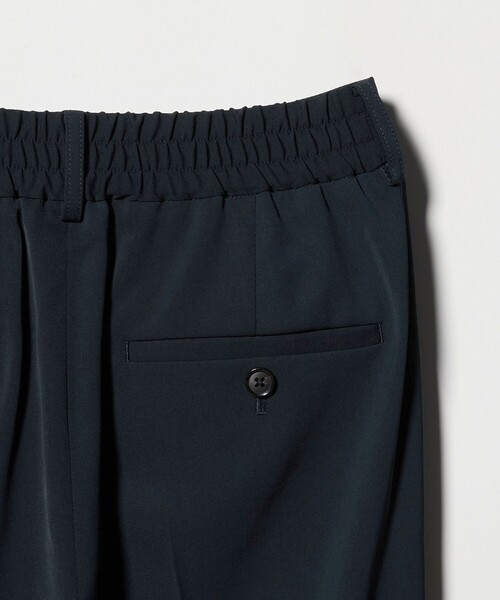 green label relaxing（グリーンレーベルリラクシング）の「［size SHORT/TALLあり］サラフール テーパード パンツ（スラックス・レディース・ネイビー/ブラック/ベージュ・38/34/46/SHORT/36/44/42）」の21枚目の写真