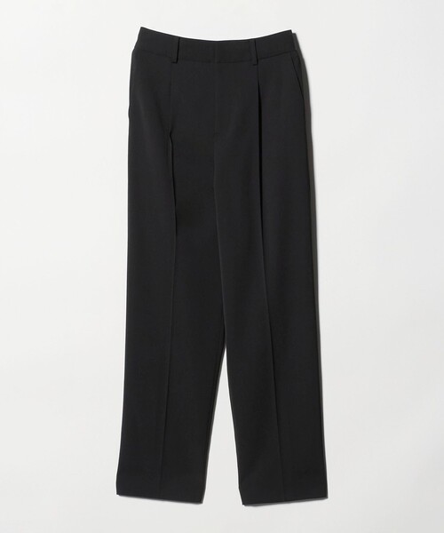 green label relaxing（グリーンレーベルリラクシング）の「［size SHORT/TALLあり］サラフール テーパード パンツ（スラックス・レディース・ネイビー/ブラック/ベージュ・38/34/46/SHORT/36/44/42）」の17枚目の写真