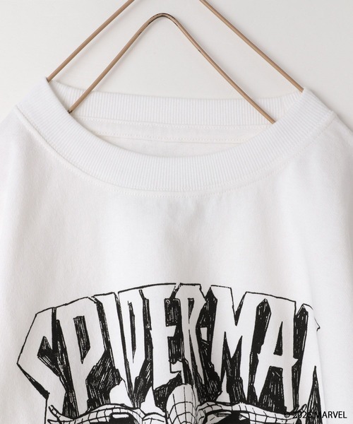 LOWRYS FARM（ローリーズファーム）の「ＭＡＲＶＥＬ／モノクロＴＬＳ　 639646（Tシャツ/カットソー・キッズ・ブラック/グレー/オフホワイト・140cm/130cm/120cm/110cm/150cm）」の16枚目の写真