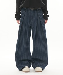 CODDERR（コーダー）の「【CODDERR】ダブルタック バルーンシルエット バギーデニムパンツ（デニムパンツ）」