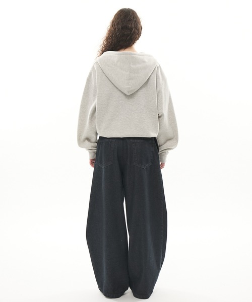CODDERR（コーダー）の「【CODDERR】ダブルタック バルーンシルエット バギーデニムパンツ（デニムパンツ・メンズ・ブラック/インディゴブルー/グレー系/ネイビー系・L/M/S）」の15枚目の写真