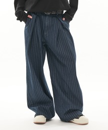 CODDERR（コーダー）の「【CODDERR】ダブルタック バルーンシルエット バギーデニムパンツ（デニムパンツ）」