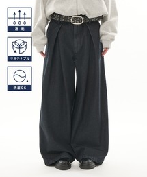 CODDERR（コーダー）の「【CODDERR】ダブルタック バルーンシルエット バギーデニムパンツ（デニムパンツ）」