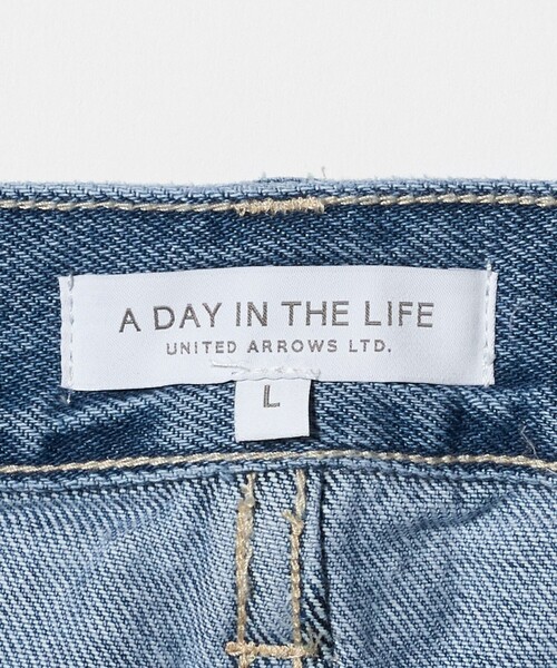 A DAY IN THE LIFE UNITED ARROWS(アデイインザライフユナイテッドアローズ)の「バギー ストレート デニム<A DAY IN THE LIFE>(スラックス・メンズ・コバルトブルー/ホワイト/ブラック・M/L/S)」の5枚目の写真