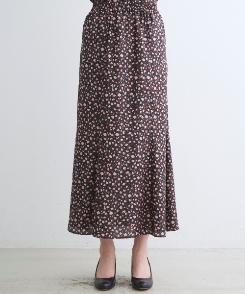 three dots(スリードッツ)の「シルキーツイル ナロウスカート(スカート・レディース・マルチ・SMALL/MEDIUM)」の8枚目の写真