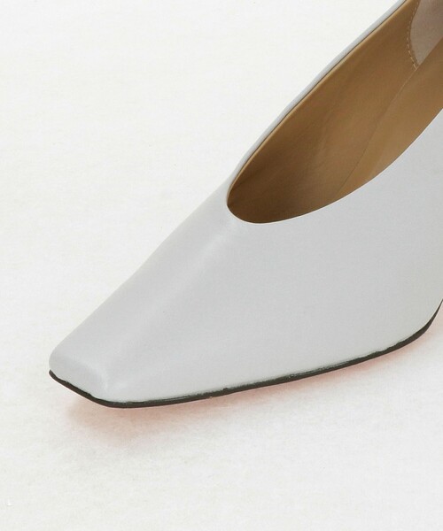 UNITED ARROWS(ユナイテッドアローズ)の「ポインテッド スクエアトゥ パンプス(パンプス・レディース・ブラック/ライトグレー・35/37h/38/36/36h/35h/37)」の12枚目の写真