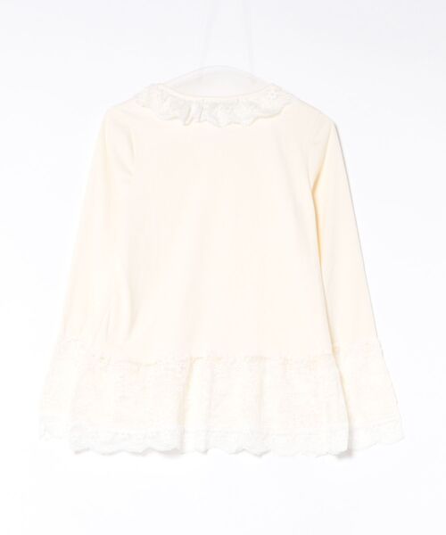Ritzy(リッツィー)の「衿&裾レース付きフェイク仕様ロングスリーブTシャツ(Tシャツ/カットソー・レディース・ベージュ・M)」の9枚目の写真