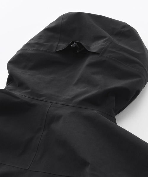 MUJI Labo(ムジラボ)の「〔MUJI Labo〕紳士 透湿撥水コットンナイロン フードブルゾン(ブルゾン・メンズ・ブラック/パープル系・XL/M/L/S)」の7枚目の写真