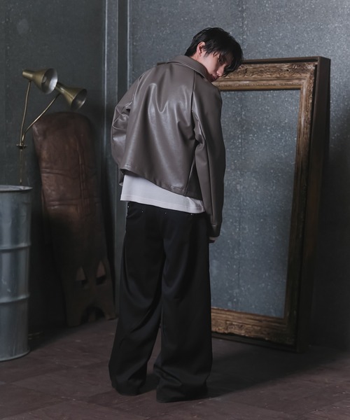 Confirm（コンファーム）の「Slacks Studded Curve Pants / スラックススタッズカーブパンツ メンズ レディース ユニセックス（スラックス・メンズ・グレー系その他/ブラック/チャコールグレー/ブラック系その他/ブルー系その他・S/M/L）」の20枚目の写真