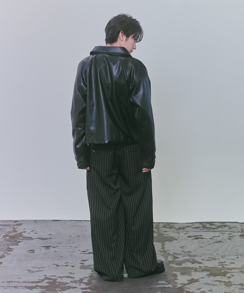 Confirm（コンファーム）の「Slacks Studded Curve Pants / スラックススタッズカーブパンツ メンズ レディース ユニセックス（スラックス・メンズ・グレー系その他/ブラック/チャコールグレー/ブラック系その他/ブルー系その他・S/M/L）」の15枚目の写真