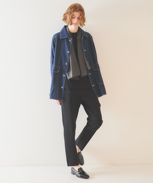DESIGNWORKS(デザインワークス)の「【セットアップ対応】コンバットニットパンツ(スラックス・メンズ・ブラック/グレイッシュベージュ・46/48/50)」の20枚目の写真
