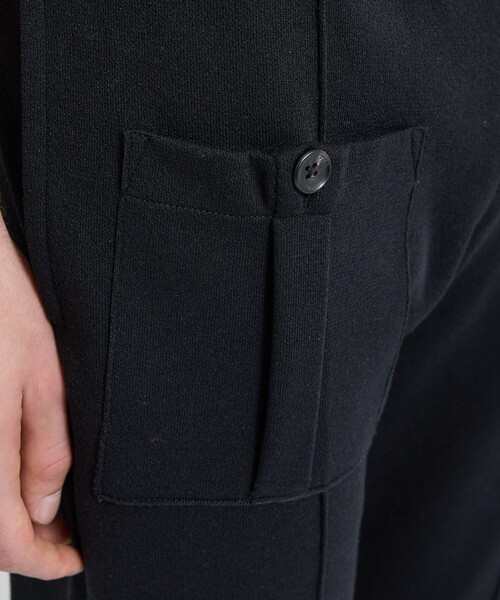 DESIGNWORKS(デザインワークス)の「【セットアップ対応】コンバットニットパンツ(スラックス・メンズ・ブラック/グレイッシュベージュ・46/48/50)」の11枚目の写真
