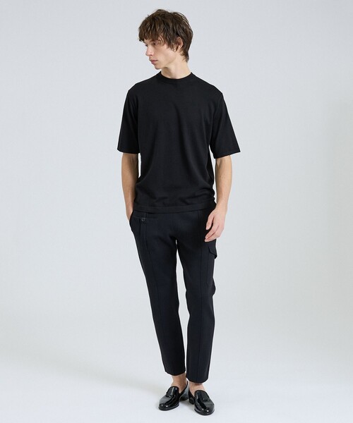 DESIGNWORKS(デザインワークス)の「【セットアップ対応】コンバットニットパンツ(スラックス・メンズ・ブラック/グレイッシュベージュ・46/48/50)」の8枚目の写真