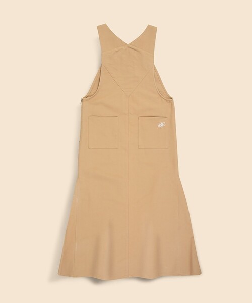 BROOKS BROTHERS(ブルックスブラザーズ)の「【Double B Collection】コットン BBロゴ ジャンパースカート(ジャンパースカート・レディース・ベージュ・LARGE/MEDIUM/SMALL/X-SMALL)」の3枚目の写真