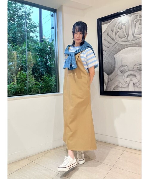 BROOKS BROTHERS(ブルックスブラザーズ)の「【Double B Collection】コットン BBロゴ ジャンパースカート(ジャンパースカート・レディース・ベージュ・LARGE/MEDIUM/SMALL/X-SMALL)」の9枚目の写真