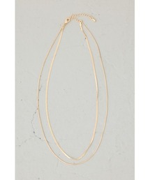 AZUL by moussy | スネークチェーン2連ネックレス(ネックレス)