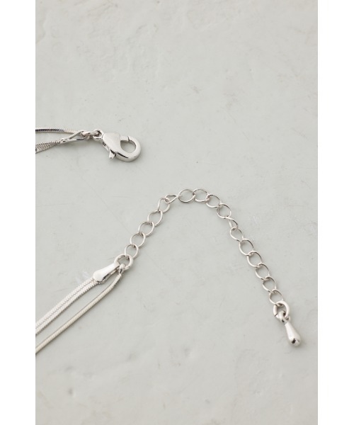 AZUL by moussy(アズールバイマウジー)の「スネークチェーン2連ネックレス(ネックレス・レディース・ゴールド/シルバー・FREE)」の6枚目の写真