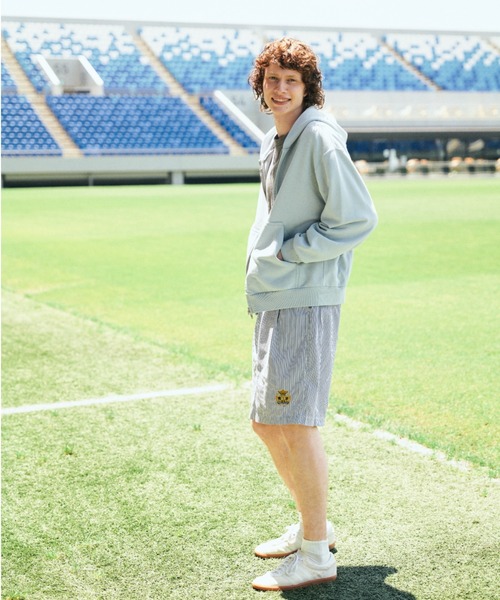 GYMPHLEX（ジムフレックス）の「Gymphlex/ジムフレックス　ジップフーディー　ZIP HOODY　GY-C0537 AUR（パーカー・メンズ・ライトグレー/チャコールグレー・M/L）」の13枚目の写真