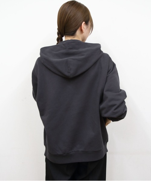 GYMPHLEX（ジムフレックス）の「Gymphlex/ジムフレックス　ジップフーディー　ZIP HOODY　GY-C0537 AUR（パーカー・メンズ・ライトグレー/チャコールグレー・M/L）」の5枚目の写真