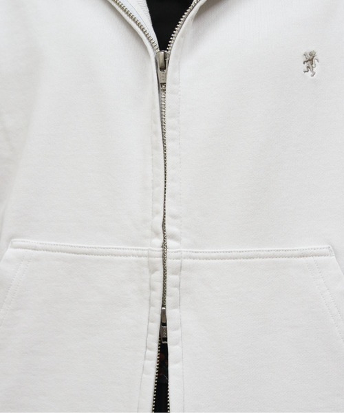 GYMPHLEX（ジムフレックス）の「Gymphlex/ジムフレックス　ジップフーディー　ZIP HOODY　GY-C0537 AUR（パーカー・メンズ・ライトグレー/チャコールグレー・M/L）」の8枚目の写真
