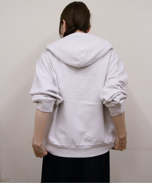 GYMPHLEX（ジムフレックス）の「Gymphlex/ジムフレックス　ジップフーディー　ZIP HOODY　GY-C0537 AUR（パーカー・メンズ・ライトグレー/チャコールグレー・M/L）」の12枚目の写真