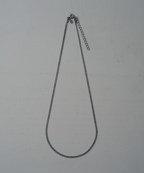 Swage Plate Chain Necklace（ネックレス）｜and cloud（アンド 