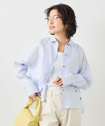 NOLLEY'S（ノーリーズ）の「MY STANDARD マルチWAYリネンショートシャツ（シャツ/ブラウス）」