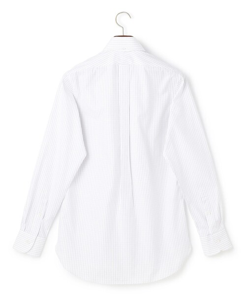 J.PRESS（ジェイプレス）の「【PREMIUM PLEATS / 形態安定】スーピマコットングラフチェック シャツ / B.D.（シャツ/ブラウス・メンズ・パープル系3・首回り40cm-裄丈85cm/首回り39cm-裄丈84cm/首回り38cm-裄丈84cm/首回り37cm-裄丈82cm/首回り43cm-裄丈86cm/首回り42cm-裄丈86cm/首回り41cm-裄丈85cm）」の3枚目の写真