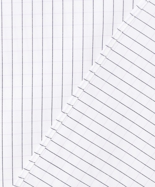 J.PRESS（ジェイプレス）の「【PREMIUM PLEATS / 形態安定】スーピマコットングラフチェック シャツ / B.D.（シャツ/ブラウス・メンズ・パープル系3・首回り40cm-裄丈85cm/首回り39cm-裄丈84cm/首回り38cm-裄丈84cm/首回り37cm-裄丈82cm/首回り43cm-裄丈86cm/首回り42cm-裄丈86cm/首回り41cm-裄丈85cm）」の10枚目の写真
