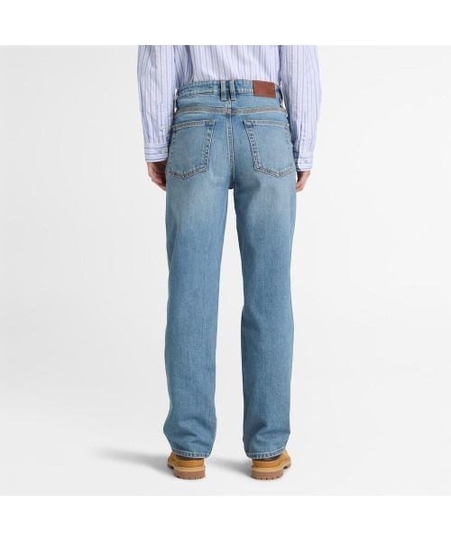 Timberland(ティンバーランド)の「デニム ストレート パンツ レディース(デニムパンツ・レディース・ライトブルー・29inch/25inch/27inch)」の5枚目の写真