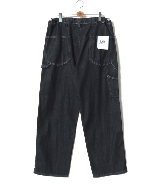 Lee(リー)の「Lee/リー COMFY PAINTER PANTS/コンフィー デニム ペインターパンツ/ワイドパンツ/イージーパンツ/レディース メンズ(デニムパンツ・メンズ・ワンウォッシュ/インディゴブルー・35inch/33inch/31inch)」の10枚目の写真