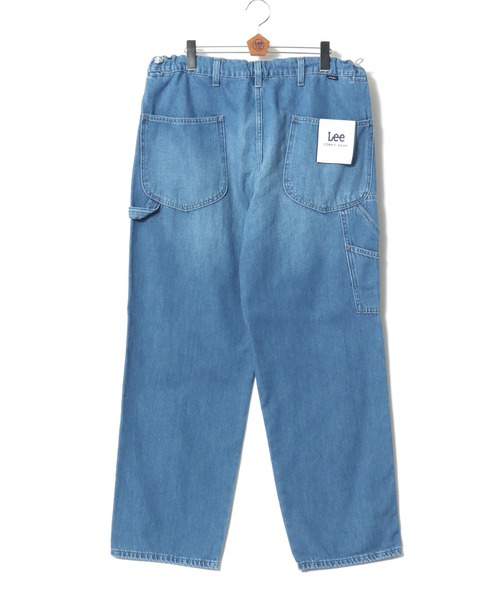 Lee(リー)の「Lee/リー COMFY PAINTER PANTS/コンフィー デニム ペインターパンツ/ワイドパンツ/イージーパンツ/レディース メンズ(デニムパンツ・メンズ・ワンウォッシュ/インディゴブルー・35inch/33inch/31inch)」の12枚目の写真