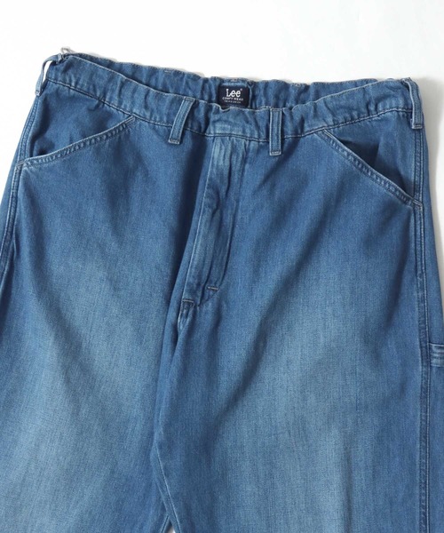 Lee(リー)の「Lee/リー COMFY PAINTER PANTS/コンフィー デニム ペインターパンツ/ワイドパンツ/イージーパンツ/レディース メンズ(デニムパンツ・メンズ・ワンウォッシュ/インディゴブルー・35inch/33inch/31inch)」の13枚目の写真