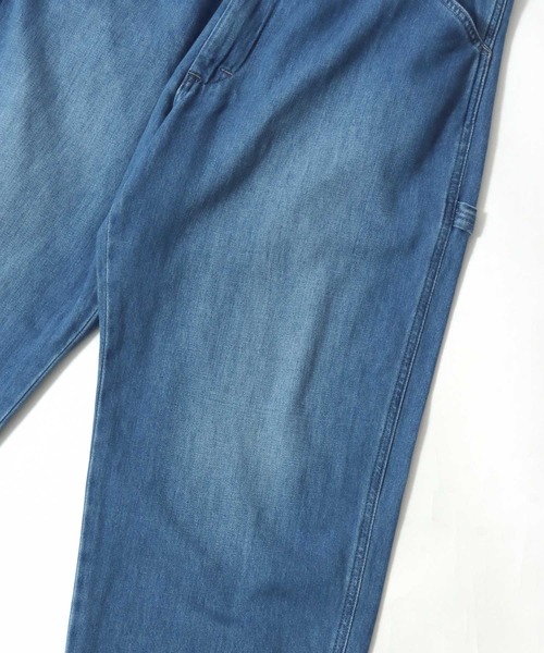 Lee(リー)の「Lee/リー COMFY PAINTER PANTS/コンフィー デニム ペインターパンツ/ワイドパンツ/イージーパンツ/レディース メンズ(デニムパンツ・メンズ・ワンウォッシュ/インディゴブルー・35inch/33inch/31inch)」の16枚目の写真