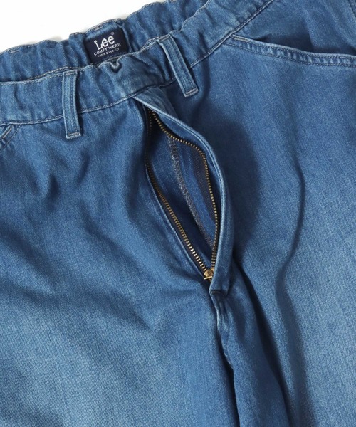Lee(リー)の「Lee/リー COMFY PAINTER PANTS/コンフィー デニム ペインターパンツ/ワイドパンツ/イージーパンツ/レディース メンズ(デニムパンツ・メンズ・ワンウォッシュ/インディゴブルー・35inch/33inch/31inch)」の14枚目の写真