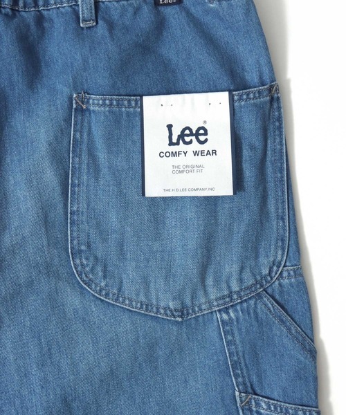 Lee(リー)の「Lee/リー COMFY PAINTER PANTS/コンフィー デニム ペインターパンツ/ワイドパンツ/イージーパンツ/レディース メンズ(デニムパンツ・メンズ・ワンウォッシュ/インディゴブルー・35inch/33inch/31inch)」の18枚目の写真