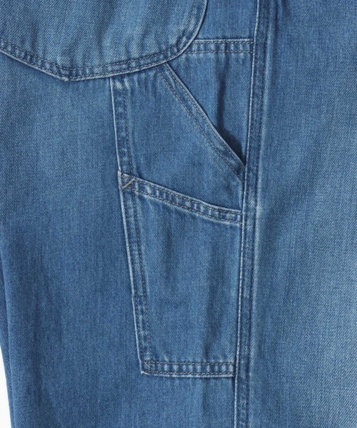 Lee(リー)の「Lee/リー COMFY PAINTER PANTS/コンフィー デニム ペインターパンツ/ワイドパンツ/イージーパンツ/レディース メンズ(デニムパンツ・メンズ・ワンウォッシュ/インディゴブルー・35inch/33inch/31inch)」の6枚目の写真