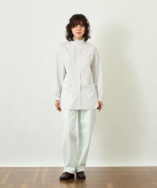 MACKINTOSH PHILOSOPHY（ﾏｯｷﾝﾄｯｼｭ ﾌｨﾛｿﾌｨｰ）の「【GREY LABEL】シンチバックワイドデニム（デニムパンツ・レディース・ダークネイビー/グレー系その他/ブルー・2/5/1）」の5枚目の写真
