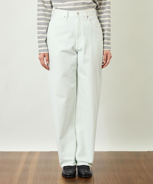 MACKINTOSH PHILOSOPHY（ﾏｯｷﾝﾄｯｼｭ ﾌｨﾛｿﾌｨｰ）の「【GREY LABEL】シンチバックワイドデニム（デニムパンツ・レディース・ダークネイビー/グレー系その他/ブルー・2/5/1）」の7枚目の写真