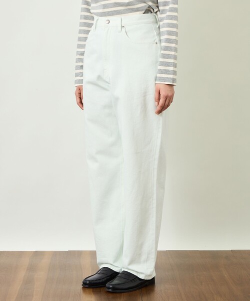 MACKINTOSH PHILOSOPHY（ﾏｯｷﾝﾄｯｼｭ ﾌｨﾛｿﾌｨｰ）の「【GREY LABEL】シンチバックワイドデニム（デニムパンツ・レディース・ダークネイビー/グレー系その他/ブルー・2/5/1）」の8枚目の写真