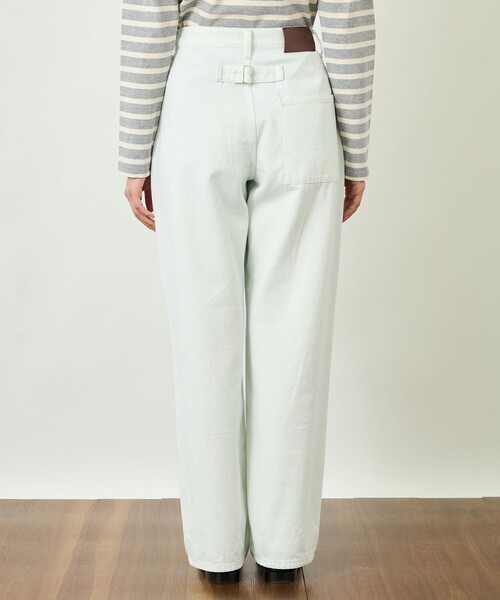 MACKINTOSH PHILOSOPHY（ﾏｯｷﾝﾄｯｼｭ ﾌｨﾛｿﾌｨｰ）の「【GREY LABEL】シンチバックワイドデニム（デニムパンツ・レディース・ダークネイビー/グレー系その他/ブルー・2/5/1）」の9枚目の写真