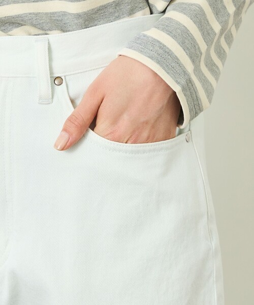 MACKINTOSH PHILOSOPHY（ﾏｯｷﾝﾄｯｼｭ ﾌｨﾛｿﾌｨｰ）の「【GREY LABEL】シンチバックワイドデニム（デニムパンツ・レディース・ダークネイビー/グレー系その他/ブルー・2/5/1）」の10枚目の写真