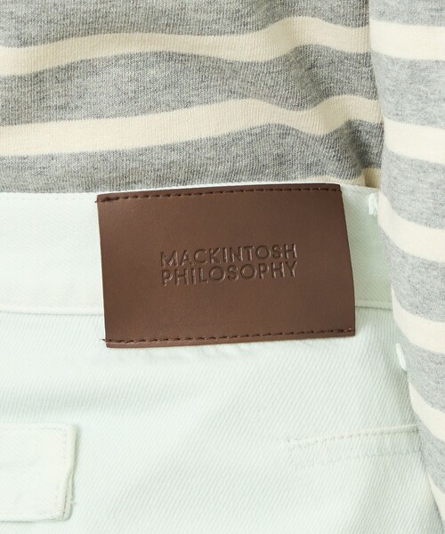 MACKINTOSH PHILOSOPHY（ﾏｯｷﾝﾄｯｼｭ ﾌｨﾛｿﾌｨｰ）の「【GREY LABEL】シンチバックワイドデニム（デニムパンツ・レディース・ダークネイビー/グレー系その他/ブルー・2/5/1）」の11枚目の写真